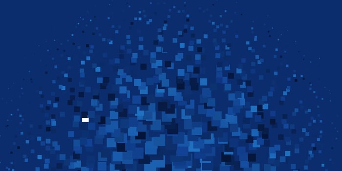 Light BLUE vector template in rectangles. New abstract illustration with rectangular shapes. Template for cellphones.