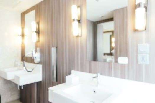 Abstract blur and defocused bathroom and toilet interior photo