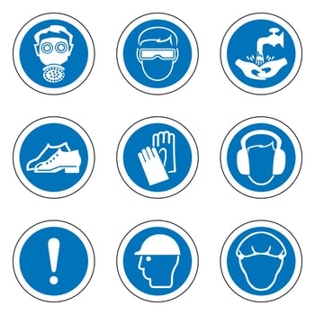 Required Personal Protective Equipment vector
