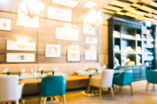 Abstract blur restaurant photo
