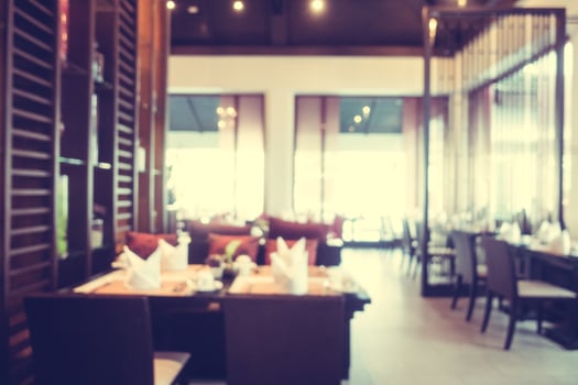 Abstract blur and defocused coffee shop cafe and restaurant photo