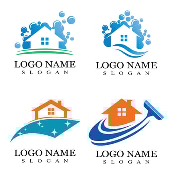 Cleaning logo and symbol ilustration vector template