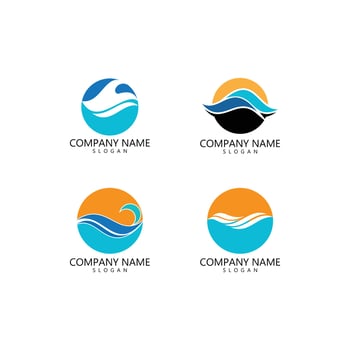 Water wave Logo vector