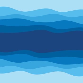 Abstract Water wave design background vector