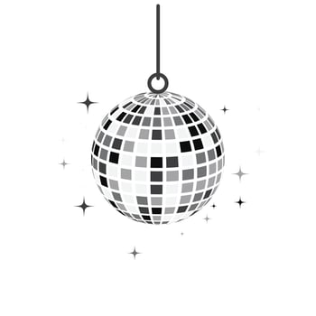 Disco ball icon vector