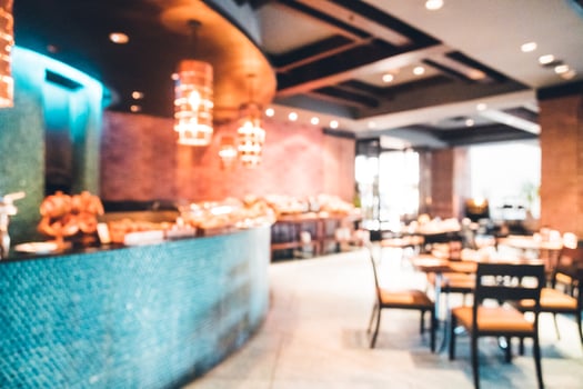 Abstract blur restaurant photo