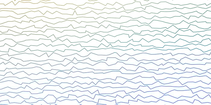 Dark Blue, Green vector pattern with wry lines. Illustration in abstract style with gradient curved. Pattern for business booklets, leaflets