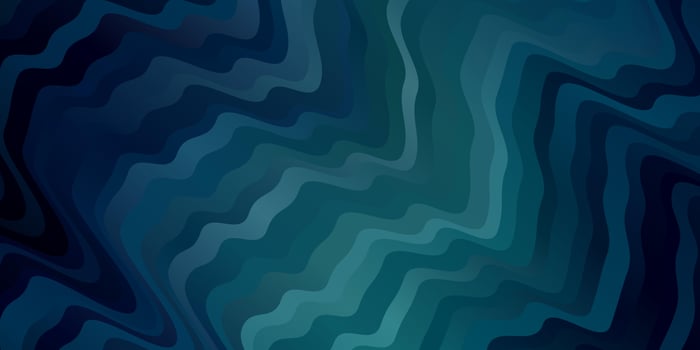 Light BLUE vector pattern with curves. Colorful illustration in circular style with lines. Pattern for commercials, ads.
