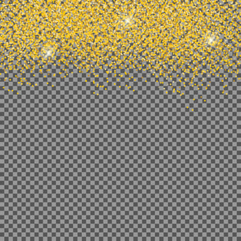 Falling Shining Gold Glitter Background vector
