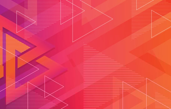 Abstract Triangle Geometric Background vector