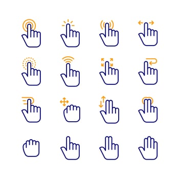 Mouse Cursor Icons vector
