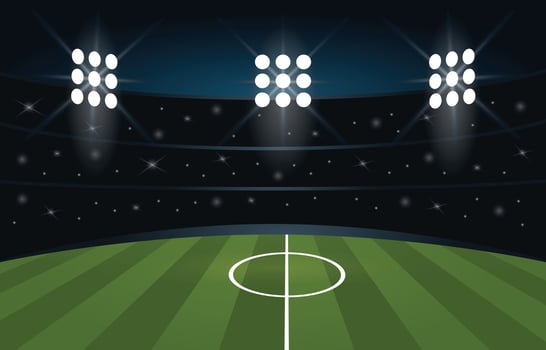 Soccer Stadium Background vector