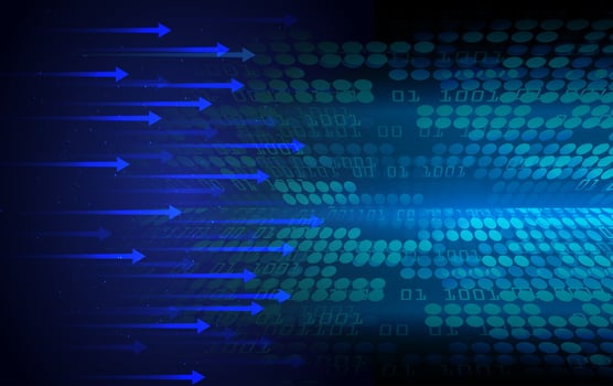 cyber circuit future technology concept background vector
