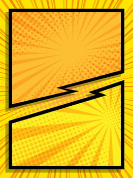 abstract comic book pop art cartoon background vector