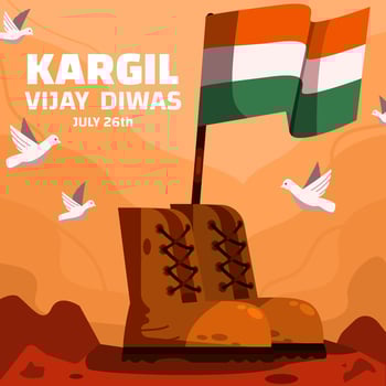 Kargil Vijay Diwas vector