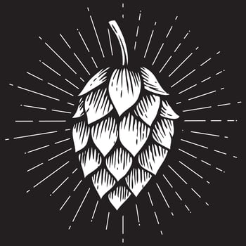 Hop Icon - Hand Drawn Style vector