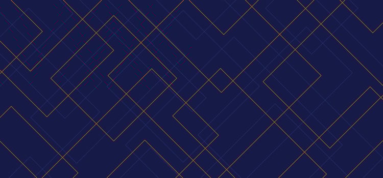 Blue and orange intersecting lines design vector