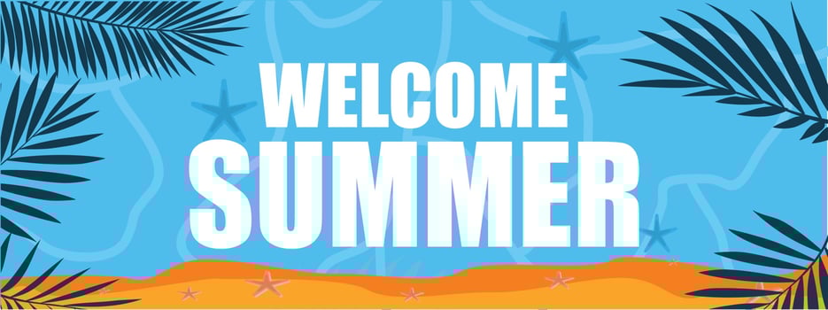 Summer cover template vector editable