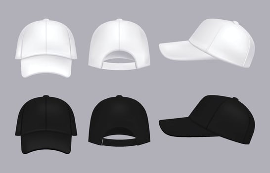 Realistic Hat Template vector