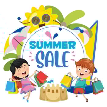 Concept Design For Summer Sale vector