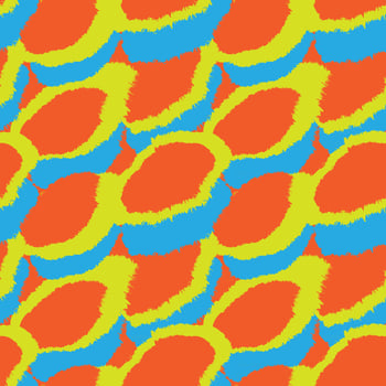 Orange Brush Stroke Fur Seamless Pattern vector