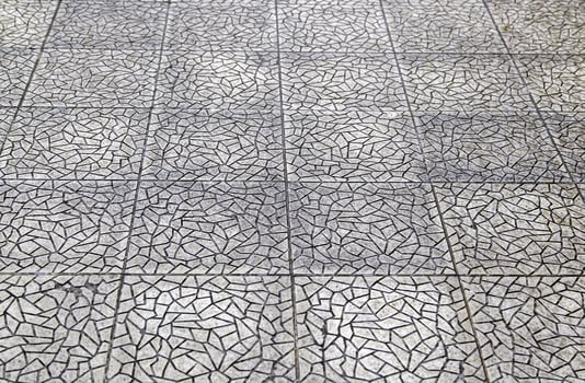 Paving stones on the ground photo