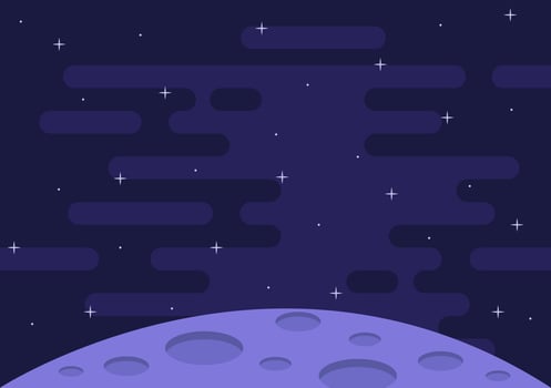 Space Background Illustration For Explore In Outer Space vector