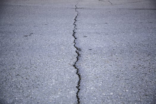 Broken street floor photo