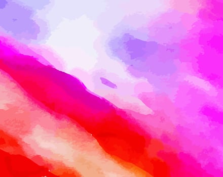 Pink Watercolor Background Wash vector