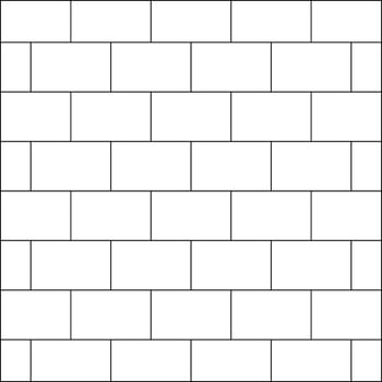 Black and white vector brick background