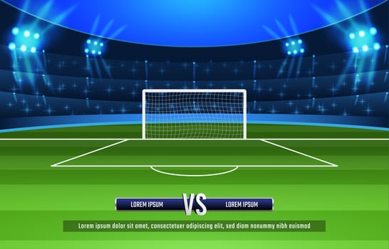 Soccer Stadium Background vector