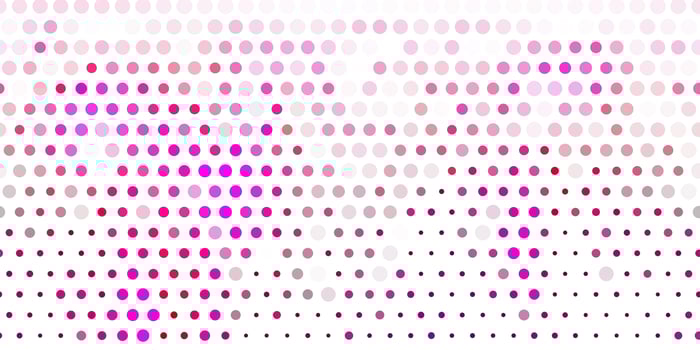 Light pink vector backdrop with dots.