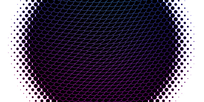 Light Pink, Blue vector texture with disks.