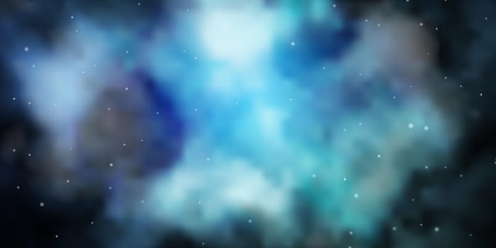 Dark BLUE vector layout with bright stars.