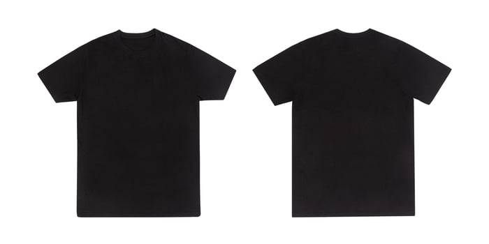 Kid's T shirt isolated on white background with clipping path photo
