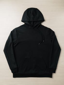 Black hoodie or sweatshirt mockup photo