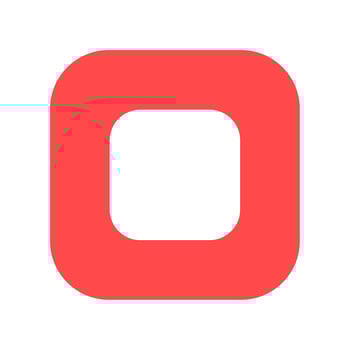 Stop button flat vector icon