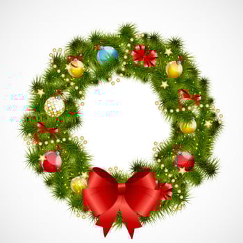 Abstract beauty Christmas and New Year background. Vector illust