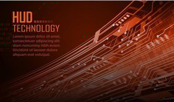 cyber circuit future technology concept background vector