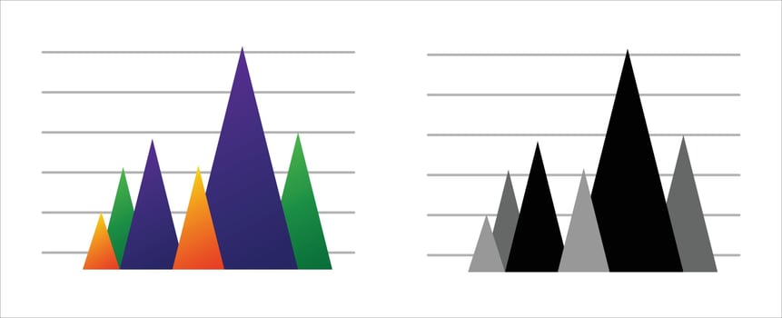 Infographic Icon And Elements, graph, selling graph. vector