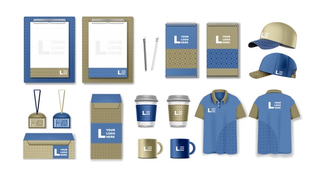 Corporate identity template set. Branding design. Business stationery mockups. vector