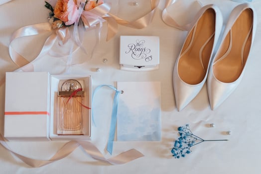 wedding shoes of the bride, beautiful fashion photo
