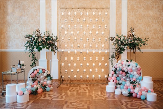 wedding ceremony area photo