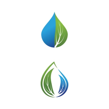 Water drop Logo Template vector illustration design
