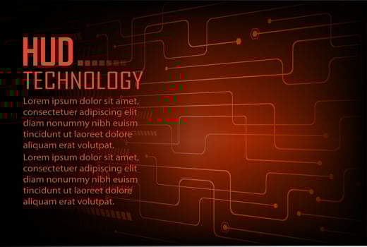 cyber circuit future technology concept background vector