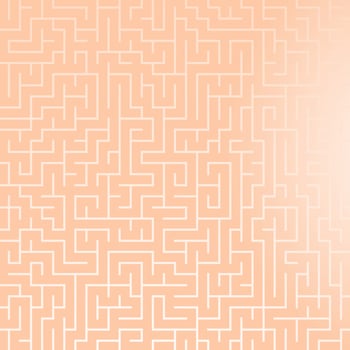 Square color maze pattern. Simple flat vector illustration. For the design of paper wallpapers, fabrics, wrapping paper, covers, web sites.