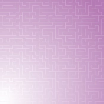 Square color maze pattern. Simple flat vector illustration. For the design of paper wallpapers, fabrics, wrapping paper, covers, web sites.
