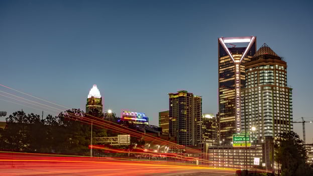 Early morning in charlotte nc photo