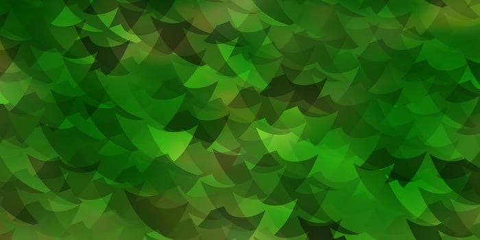 Light Green, Yellow vector backdrop with lines, rhombus.