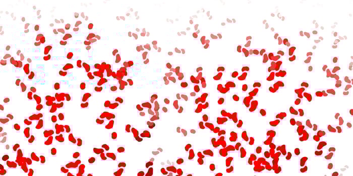 Light red vector pattern with abstract shapes.